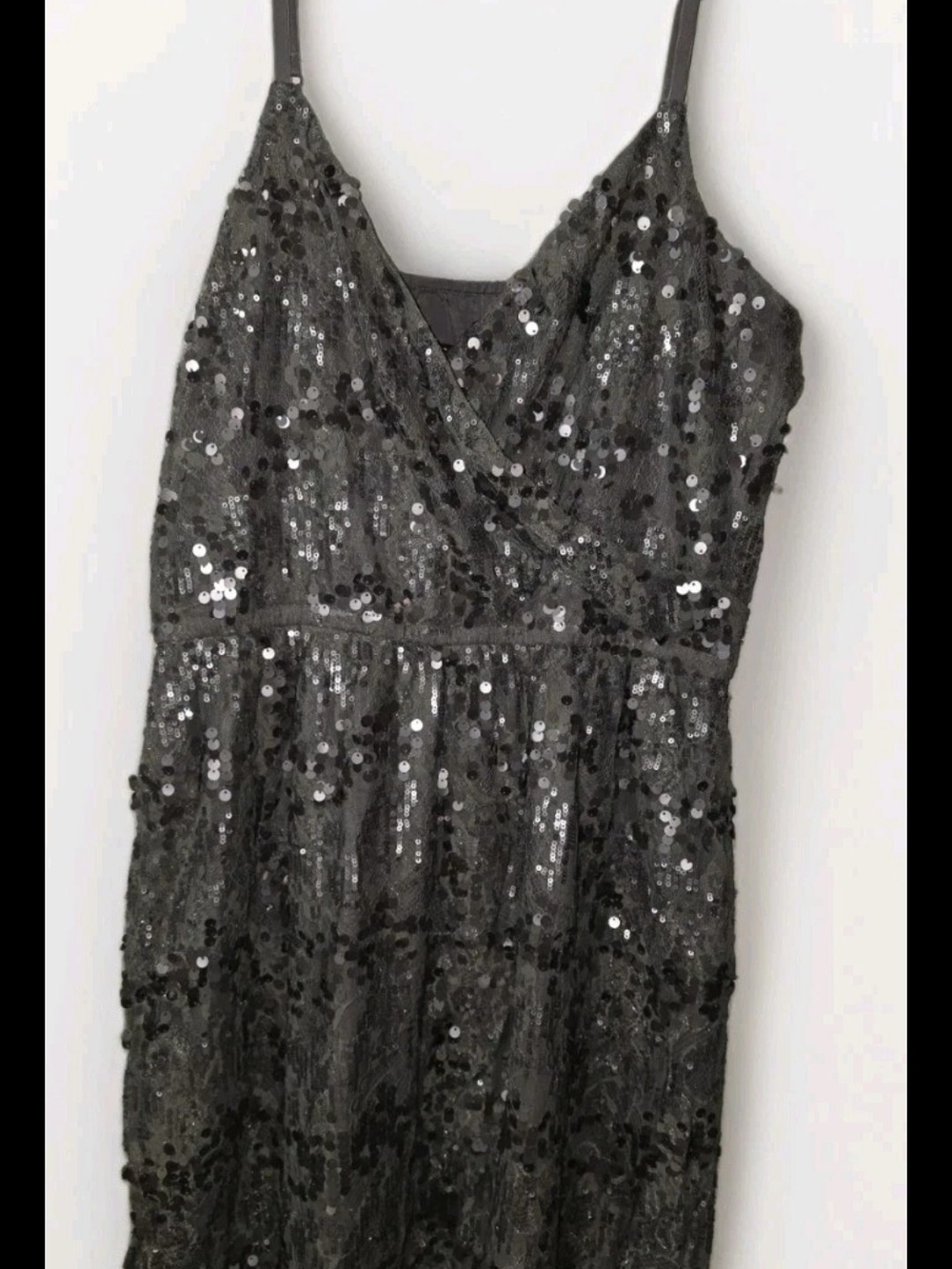 Express Women’s Size L  Sequin Cami Dress Sleeveless V-Neck Party Club